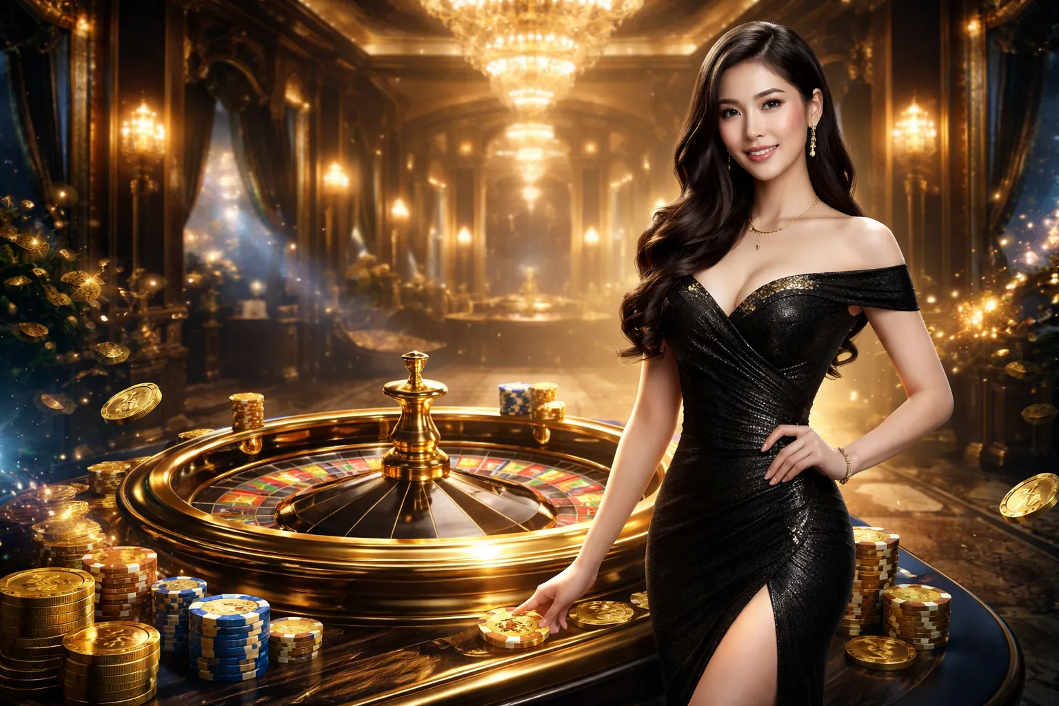 Sân vận động khúc côn cầu với hiệu ứng ánh sáng, biểu tượng cho cá cược 3 cách